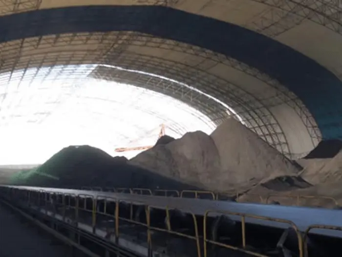 平度煤棚料仓网架